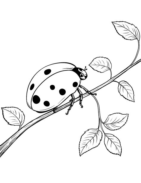 Ladybug Coloring Pages, Ladybug Coloring Page, Alphabet Activity, Baby Ladybug, Unique Coloring Pages, Coloring Pages Free Printable, Horse Coloring Pages, Birthday Wishes Messages, Kids Exploring