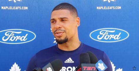 Ryan Reaves has been out of the lineup for the Leafs since December 14th when he injured his knee. Ryan Reaves, Ryan Graves Nhl, Ryan Shay The Right Move, Sabrina Carpenter Toronto Maple Leafs, Physical Play, Toronto Maple, Toronto Maple Leafs, Maple Leafs, Nhl Hockey