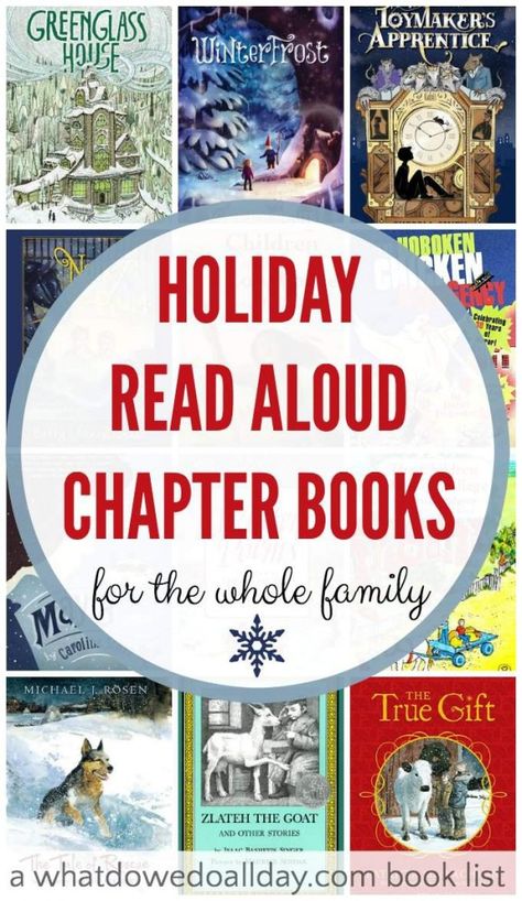 Holiday Read Alouds, Read Aloud Chapter Books, Christmas Read Aloud, Family Read Alouds, Human Psychology, Winter Books, Read Aloud Books, Family Reading, Read Alouds