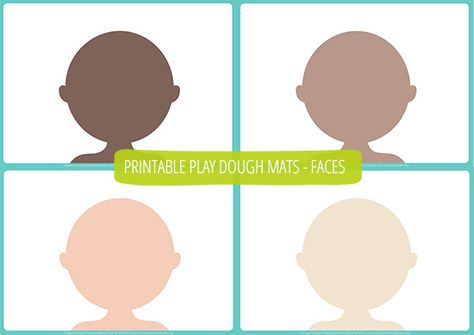 People Play Dough Mats - Free Printable !  Use playdoh or a whiteboard marker to practice words like eyes, nose. Playdoh Mats, Play Dough Mats, Dough Mats, All About Me Preschool, All About Me Activities, About Me Activities, Playdough Activities, Playdough Mats, Whiteboard Marker