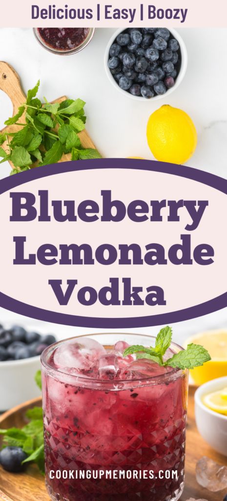 Quench your thirst with the vibrant flavors of our Blueberry Vodka Lemonade! This refreshing cocktail combines luscious blueberry puree, zesty lemon juice, and a splash of premium vodka for the perfect balance of sweet and tart. Sip on this delightful beverage to brighten up any sunny day or elevate your summer gatherings. Garnish with fresh blueberries and lemon slices for an eye-catching presentation. Lemon Blueberry Cocktail, Blueberry Lemonade Vodka, Blueberry Lemonade Cocktail, Blueberry Puree, Blueberry Martini, Blueberry Cocktail, Blueberry Vodka, Homemade Lemonade Recipes, Lemon Cocktail