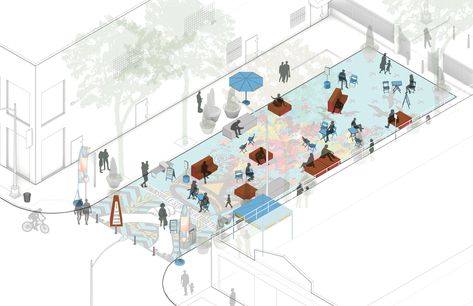 SITU Public Space Diagram Architecture, Sheet Presentation, Project For Public Spaces, Models Architecture, Temporary Architecture, Small Art Studio, Concept Models Architecture, Public Space Design, Architecture Concept Diagram