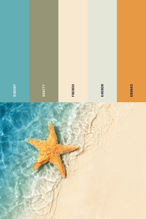 Summer Color Palette Interior, Summer Beach Wedding Colors Colour Palettes, Party Colour Themes Color Palettes, Summer Colour Scheme, Beach Wedding Ideas Colors Colour Palettes, Pool Party Color Palette, Summer Pallet Color, Summer Colors For Wedding, Beach Pallet Colors