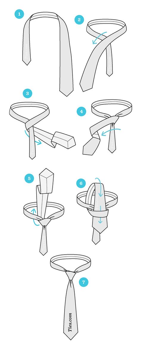 The Easiest Way to Tie a Tie | Ties.com Simple Tie Knot, Tie A Tie Easy, Four In Hand Knot, Tie Knots Men, Simpul Dasi, Tie A Necktie, Paper Crafts Magazine, Make A Tie, Neck Tie Knots