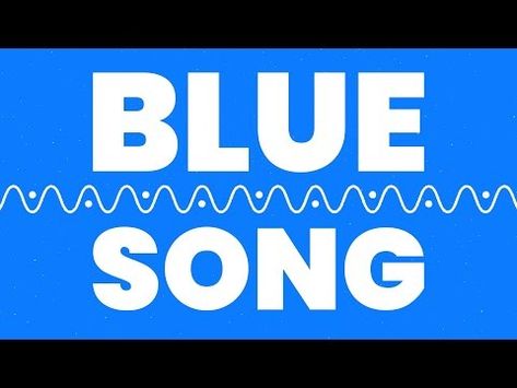 BLUE SONG - YouTube Blue Day Activity For Nursery, Things That Are Blue Preschool, Color Blue Activities For Toddlers, I'm Good Blue Song, I’m Good Blue Song, Preschool Circle Time Songs, Color Songs, Blue Song, Circle Time Songs