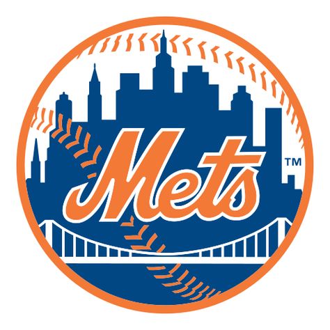 Ny Mets Logo, Girly Graphic Design, Ny Mets Baseball, New York Mets Logo, Ninjago Coloring Pages, Mets Logo, Baseball Teams Logo, Mets Baseball, Mlb Logo