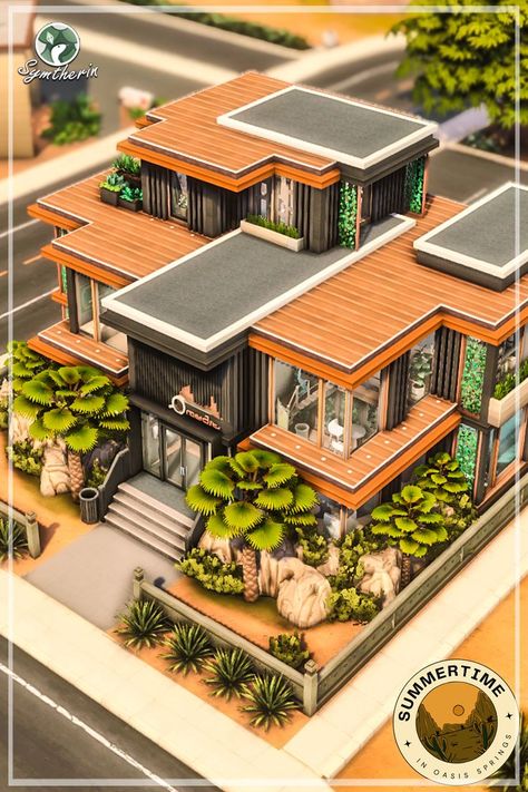 Sims 4 Penthouse, Penthouse Building, Sims 4 Horse Ranch, Oasis Springs, Sims Challenge, The Sims 4 Lots, Sims 4 Cheats, Sims 4 Speed Build, Architecture Drawing Plan