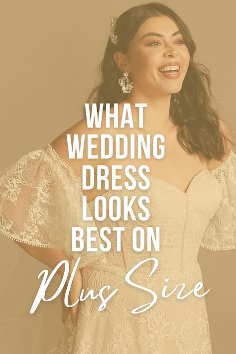 Bride Party Dress Plus Size, Wedding Dress For Full Figure Women, Wedding Dresses For Short Curvy Figures, Best Wedding Dress For Curvy Bride, Wedding Dresses For Curvy Short Brides, Best Wedding Dresses For Busty Women, Short Curvy Wedding Dress, Plus Size Wedding Gowns Curvy Bride With Sleeves, Simple Wedding Dresses Plus Size