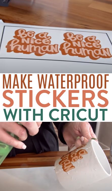 Waterproof Stickers Diy, Die Cut Stickers Cricut, How To Make Vynil Stickers On Cricut, Diy Vinyl Stickers Cricut, How To Make Waterproof Stickers With Cricut, Waterproof Stickers Cricut, How To Make Vinyl Stickers With Cricut, How To Make Cricut Stickers, Cricut Projects Stickers