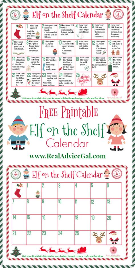 Get your Elf's fun and mischievous pranks ready for Christmas. Get our free printable Elf on the Shelf calendar so you can plan your elf on the shelf ideas. Month Of Elf On The Shelf Ideas, When Elf On The Shelf Arrives, How To Elf On The Shelf, Elf On The Shelf 25 Days Of Christmas, 25 Days Of Elf On The Shelf, Elf Return Ideas With Advent Calendar, 12 Days Of Elf On The Shelf, Elf On The Shelf Calendar 2023, Elf On The Shelf Calendar 2022