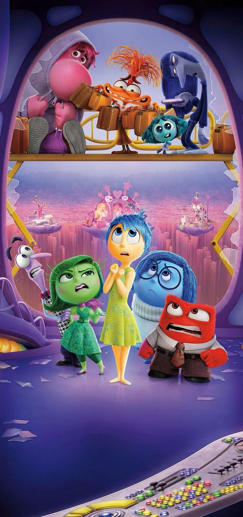 Inside Out Movie Wallpaper, Inside Out Walpapper, Dream Production Inside Out, Inside Out 2 Poster, Inside Out Pictures, In Side Out 2 Characters, Inside Out Characters Wallpaper, Inside Out 2 Wallpaper Iphone, Vice Versa Wallpaper