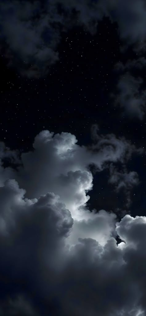 Stunning Wallpaper Backgrounds, What's App Wallpaper Backgrounds Dark Grey, Techy Wallpaper Aesthetic, Luminal Space Wallpaper, Clouds At Night Aesthetic, Aesthetic Planets Wallpaper, Midnight Aesthetic Sky, Calming Wallpaper Aesthetic, Cute Home Screen Wallpaper Aesthetic