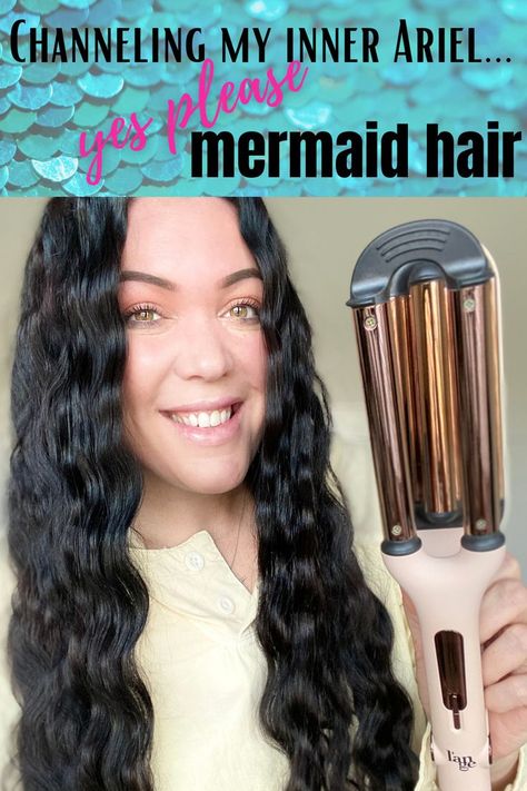 Click to watch the transformation from straight hair to the most beautiful mermaid waves. Lange's deep waver, the Le Vogue, is an absolute favorite! #beachywaves #hair #langehair #mermaid Lange Le Vogue Hair Tool, Lange Products, Vogue Hairstyles, Deep Waver, L'ange Hair, Mermaid Waves, Beachy Waves, Beautiful Mermaids, Mermaid Hair