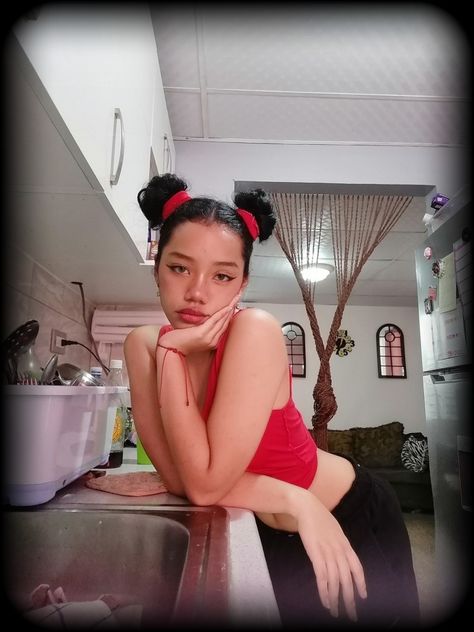 Pucca Hallowen Costume, Pucca Halloween Costume, Pucca And Garu Costumes, Pucca Costume, Pucca Cosplay, Goth Anime, Cyberpunk Techwear, Cartoon Cosplay, Trendy Halloween Costumes