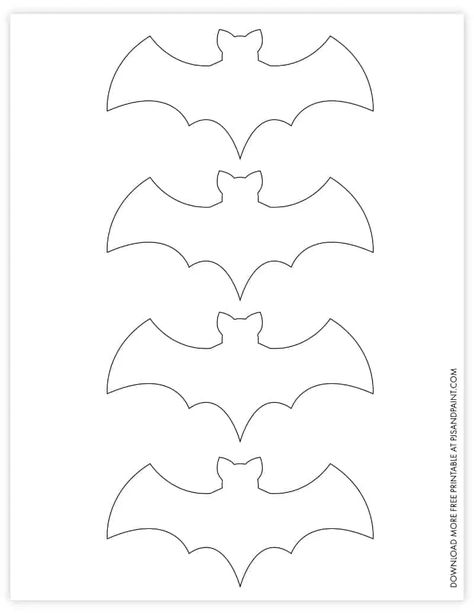 Small Bat Template Free Printable, Wings Template, Diy Halloween Scary, Printable Halloween Decorations, Bat Template, Bat House, Halloween Decorations For Kids, Halloween Stencils, Halloween Crafts For Toddlers