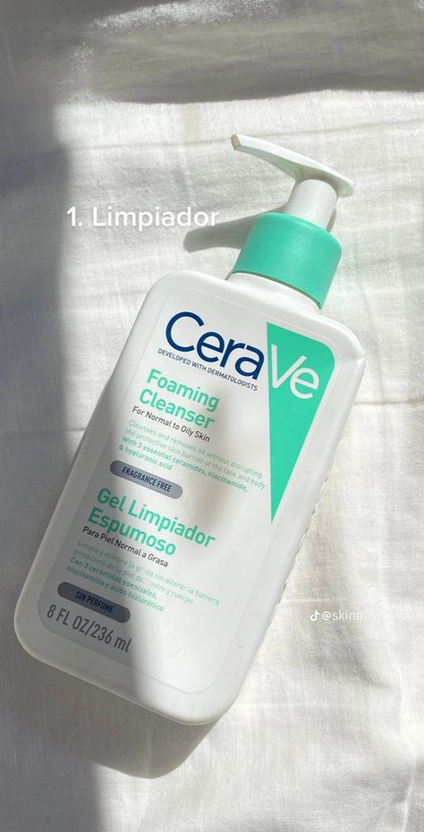 Cera Ve Aesthetic Skincare, Cera Ve Aesthetic, Cerave Skincare Routine, Skin Care Routine Korean, Cerave Skin Care, Cerave Sa Cleanser, Cleanser Cerave, Skincare Cerave, Cera Ve