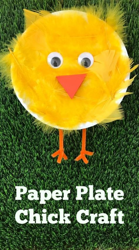 Påskeaktiviteter For Barn, Chick Craft, Diy Toddler Toys, Craft Spring, April Crafts, Easter Preschool, Spring Craft, Craft Kids, Spring Crafts For Kids