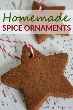 This homemade spice ornaments are fun and easy to make, not to mention they smell great - perfect for hanging on the tree or giving as a gift. Spice Ornaments, Crafty Christmas Gifts, Cinnamon Ornaments, Christmas Crafts For Kids To Make, Christmas Gifts For Parents, Food Ornaments, Homemade Ornaments, Personalised Christmas Decorations, Homemade Spices