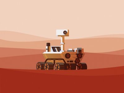 Mars Rover Illustration, Mars Graphic Design, Astronomy Logo, Mars Illustration, Spacecraft Illustration, Space Rover, Nasa Wallpaper, Moon And Stars Wallpaper, Space Technology