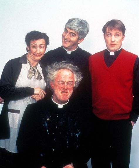 Dermot Morgan, Father Ted, Girl Actors, Classic Comedies, Catch Phrase, Tv Host, Funny Art, The Cast, Main Characters