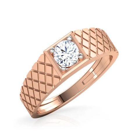 Looking for a stunning engagement or wedding gift for your special guy? Check out our Lab Created Diamond Men's Ring collection! Choose from a variety of sizes and styles, all crafted with 14k rose gold or 950 platinum. Personalize your ring and make it truly unique. Perfect for Valentine's Day, Father's Day, or any special occasion. #LabCreatedDiamond #MensRing #EngagementRing #WeddingRing #ValentinesDay  #eBay #eBayStore #eBaySeller #Ring #Diamond #LabCreated #Engagement #India #Platinum #GIA Solitaire Ring For Men, Gents Ring Design, Gents Rings, Gold Mens Ring, Single Diamond Ring, Rose Gold Mens Ring, Couple Ring Design, Neil Lane, Gents Ring