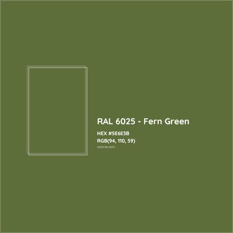 About RAL 6025 - Fern Green Color - Color codes, similar colors and paints Ncs Color Palette Green, Ral 7032 Windows, Ral 7003 Moss Grey, Leaf Green Pantone, Green Color Names, Ral 7044 Silk Grey, Pantone Tcx, Aloe Green, Rgb Color Codes