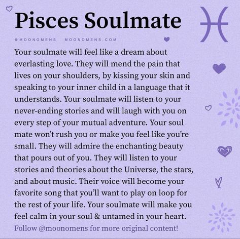 Pisces Soulmate, Zodia Pești, Virgo And Pisces, Pisces Personality, All About Pisces, Astrology Meaning, Pisces Traits, Pisces And Taurus, Pisces And Scorpio