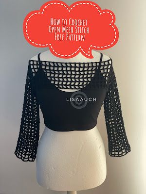 Crocheted Long Sleeve Crop Top, Crochet Bell Sleeve Crop Top Pattern Free, Crochet Net Sleeves, How To Crochet A Cropped Sweater, Crochet Fall Tops Free Patterns, Crochet Crop Top With Sleeves, Crochet Crop Sweater Pattern Free, Crochet Long Sleeve Top Pattern Free, Crochet Sleeves Pattern Free