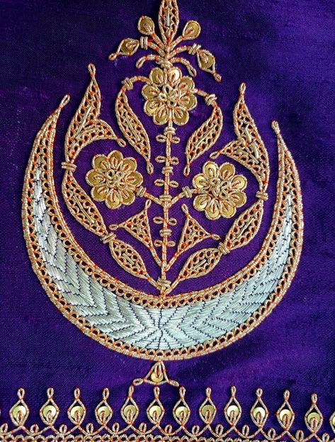 Mughal Embroidery Motifs, Buta Design Hand Work, Dori Work Embroidery Design, Traditional Embroidery Designs, Marodi Embroidery, Marori Work, Marodi Work, Gold Work Embroidery, Hand Work Design