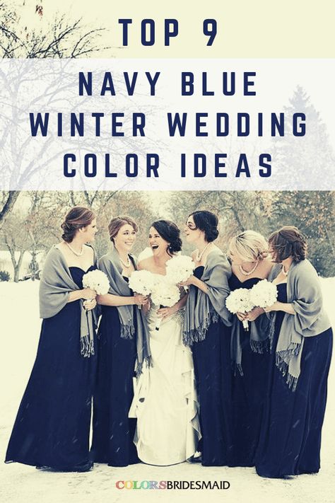 navy blue winter wedding color palettes Navy And Silver Winter Wedding, Navy Blue Winter Wedding Theme, Winter Wedding Dark Blue, Navy Wedding Colors Winter, Blue December Wedding, Navy Blue Christmas Wedding, Dark Blue Winter Wedding, Blue Wedding Theme Winter, Winter Wedding Colors Blue