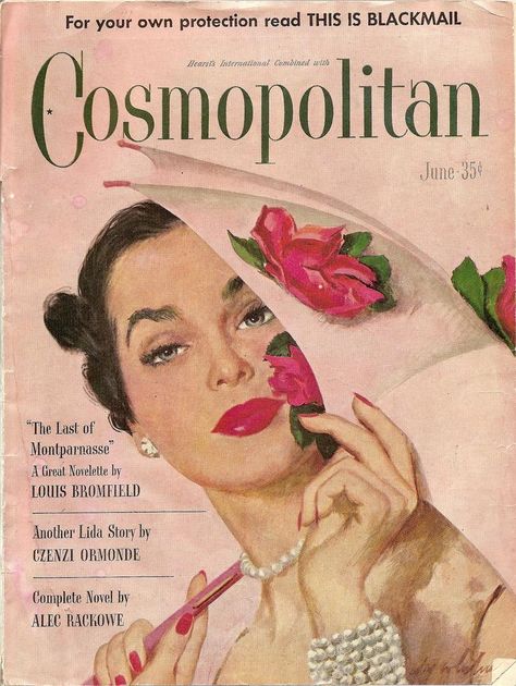 Vintage Parfum, Old Magazine, Cosmopolitan Magazine, Fashion Magazine Cover, Vogue Covers, Old Magazines, Women Magazines, Old Fashion, People Magazine