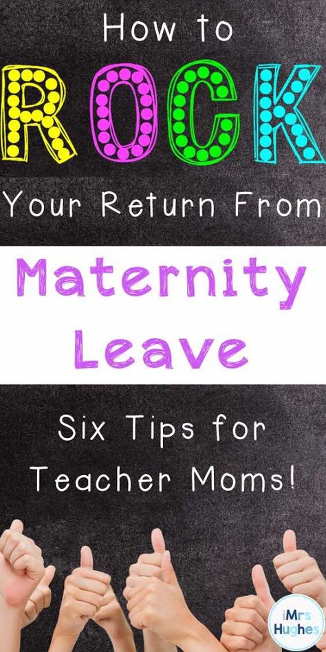 This week I returned from maternity leave for the second time.   As expected, the experience is bittersweet.  Part of me can’t wait to get into the classroom, but the other part is filled wit… Return From Maternity Leave Teacher, Maternity Leave Teacher, Pregnant Teacher, Pregnancy Planning, Getting Pregnant With Twins, Am I Pregnant, Teaching Organization, New Routine, Born In May