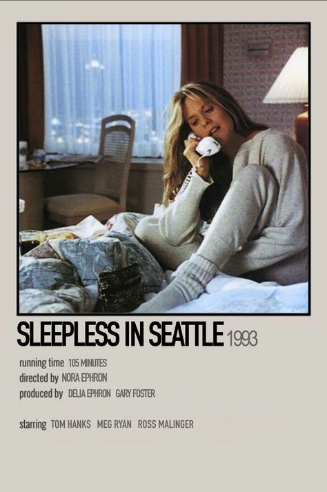 Sleepless In Seattle Poster, Sleepless In Seattle Aesthetic, Sleepless In Seattle Movie, Watching Movies Aesthetic, Movie Poster Aesthetic, Romcom Movies, Comfort Movie, Movie Classics, Movies To Watch Teenagers