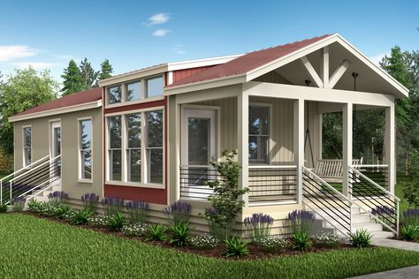 Small Manufactured Homes, Granny Unit, Suburban Farm, Oak Creek Homes, Small Mobile Homes, Granny Pods, New Mobile Homes, Inlaw Suite, Park Model Homes