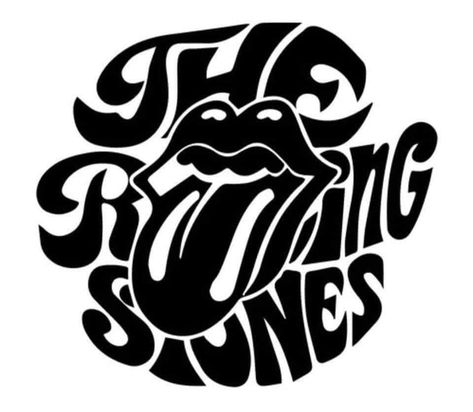 Camisa Rock, Diy Vinyl Projects, Spray Paint Stencils, Rolling Stones Logo, Rock Band Logos, Cricut Stencils, Projets Cricut, Cute Shirt Designs, Graphic Tshirt Design