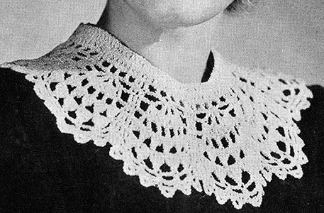 Skyrocket Collar Pattern #2144 Crochet Lace Collar Vintage Free Pattern, Crochet Yoke Pattern Free, Crochet Yoke Pattern, Collar Patterns, Yoke Pattern, Crochet Collars, Crochet Collar Pattern, Crochet Accessory, Crochet Lace Collar