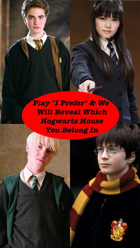 QUIZ >> Hogwarts Houses As People, Which Hogwarts House Are You Quiz, Who Is Your Harry Potter Boyfriend Quiz, Which Hogwarts House Quiz, What House Am I In Harry Potter Quiz, Which Harry Potter Character Are You, Harry Potter Boyfriend Quiz, Pottermore Sorting Quiz, Harry Potter Life Quiz