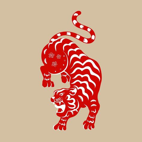 Tiger cartoon clipart, Chinese zodiac new year | free image by rawpixel.com / Techi Tiger Cartoon, Year Of Tiger, Chinese Zodiac Tiger, Chinese New Year 2022, Tiger Year, Chinese Tiger, New Year Cartoon, Tiger Balm, Tiger Illustration