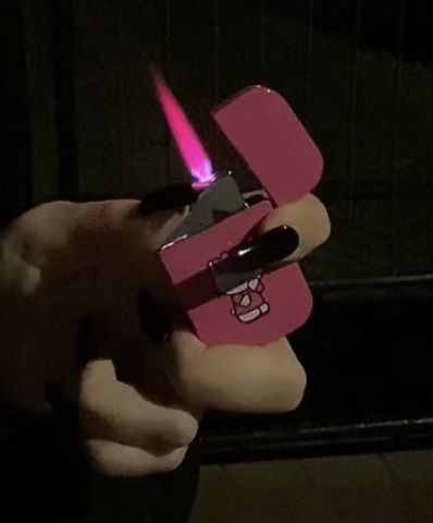 Pink Flame Aesthetic, Hello Kitty Lighter, Flame Aesthetic, Pink Lighter, Cool Lighters, Pretty Pens, Aesthetic Light, Good Cigars, Mary J