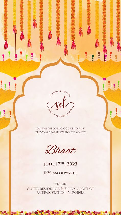 whatsapp / call - 9014012237 to know price for this invite, and get yours done. we create wedding invitations at very very affordable prices. A grand occassion deserves a grand invitation. ... Bhaat Function Invite, Mayra Function Invitation Card, Sikh Wedding Invitations Cards, Wedding Illustration Card, Create Wedding Invitations, Engagement Invitation Cards, Mehndi Party, Wedding Caricature, Wedding Card Frames