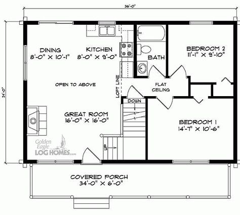 0e2595cb408bfae5d2c1ff5ff09fea90.gif (600×539) 24x35 Floor Plan, 24x36 Cabin With Loft, 24x36 House Plans With Loft, 24x36 House Plans, House Plans With Loft, Ranch House Floor Plans, Cabin Plans With Loft, Loft Floor Plans, Ranch Houses