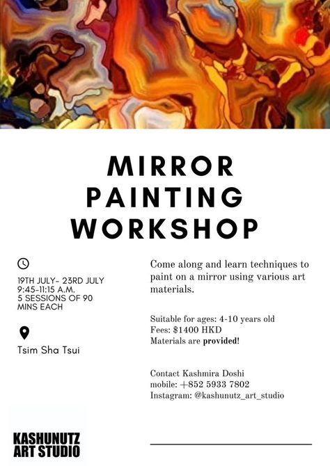 Painting Workshop Poster, Art Class Flyer, Workshop Flyer, Yoga Post, Asthetic Pics, Poster Idea, Artist Workshop, Dm Design, Art Promotion