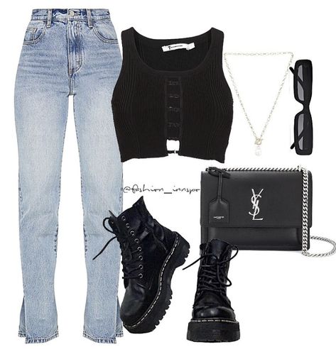 Style Your Outfit, Outfit Pictures, Chique Outfits, Your Outfit, Edgy Outfits, Lookbook Outfits, Mode Inspiration, Teen Fashion Outfits, Polyvore Outfits