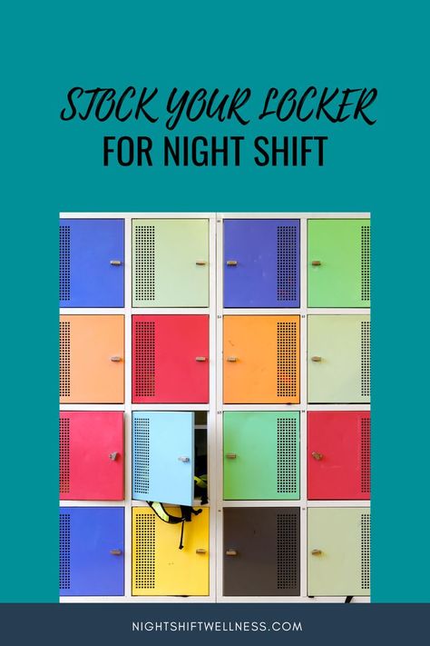 In this post, learn what to keep in your locker to set yourself up for a great night shift. Keeping essentials on hand is a game-changer for night shift nurses. These helpful shift work tips will set you up with better shift work habits for your night shift routine. Learn how to stock your locker with the perfect nurse bag essentials to help you face any night shift problems you may experience. | working night shift | nursing | night nurse tips #nightshift #medicine Nurse Bag Essentials, Night Shift Routine, Locker Essentials, Night Shift Problems, Work Bag Essentials, Working Night Shift, Nurse Tips, The Night Shift, Night Shift Nurse