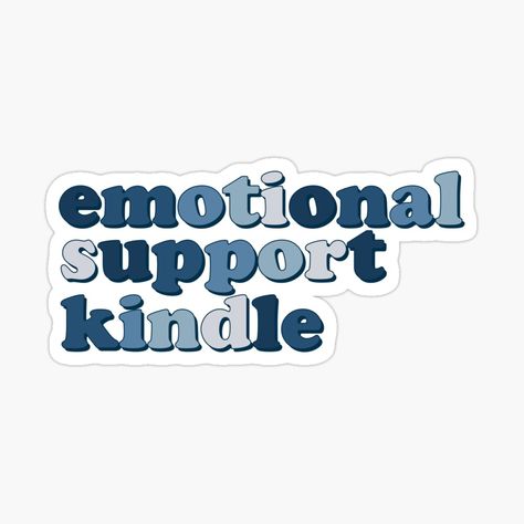 Kindle Stickers Printable, Phone Stickers Printable, Blue Books Aesthetic, Book Stickers Printable, Reader Stickers, Kindle Decoration, Kindle Decor, Stickers For Kindle, Emotional Support Kindle