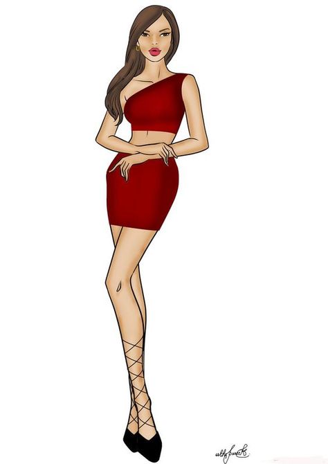 digital illustration party wear #fashion #illustration #design #inspiration #sketch Female Casual Wear Illustration, Party Wear Illustration Sketches Women, Party Wear Dress Drawing, Party Wear Illustration Sketches, Western Wear Illustration, Party Wear Illustration, Female Croqui, Western Dresses For Party, Party Wear Dresses Western