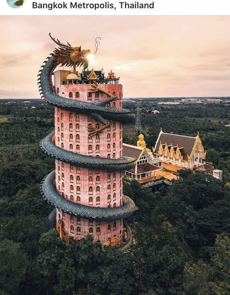 Asian Temple Concept Art, Asian Fantasy Architecture, Southeast Asian Architecture, Temple Thailand, Thai Buddhist Temple, Ancient City Bangkok, Bangkok Travel, Visit Thailand, Destination Voyage