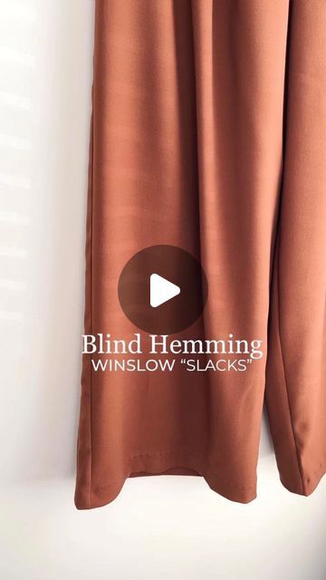 Love to Sew on Instagram: "@yoursara_k shows how a blind hem is done! 🙌⁠
⁠
In this week’s episode, we go over the main machine stitches you can use to make great garments. One of those is the blind hem stitch! It’s a bit tricky to explain over a podcast, but luckily, Sara has made this gorgeous video to illustrate the process. This stitch leaves only tiny stitches on the right side of the hem - an elegant finish that’s much speedier than stitching a hem by hand. ⁠
⁠
Check out Sara’s Insta account (she has a wonderful YouTube channel as well!) and our episode on Machine Stitches for more sewing goodness. 💖⁠
⁠
Original caption: ⁠
⁠
“✨Blind hemming✨ my new Winslow ‘Slacks’⁠
⁠
“I just finished my 6th or 7th Winslow and I can’t wait to show you how it looks on me! (I’m pretty happy about it!☺ How To Sew A Blind Hem With A Sewing Machine, Stitch Leaves, Hem By Hand, Blind Hem Stitch, Machine Stitches, Insta Account, Blind Hem, Hem Stitch, How To Sew