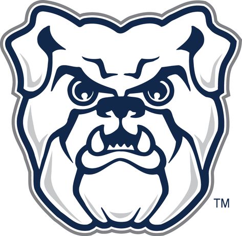 Butler Bulldogs Primary Logo (2015-Pres) - Football Vinyl Decal, Butler Bulldogs, Butler University, Bulldogs Football, Nfl Teams Logos, Children's Boutique, Cmyk Color, Sports Logo, Car Decals