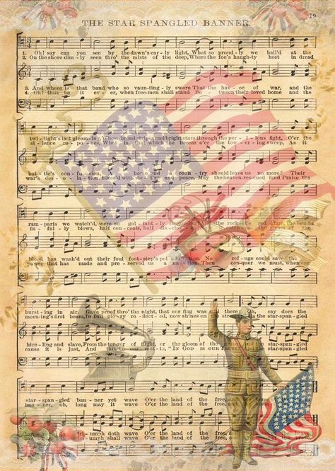 Rice Craft, Primitive Labels, The Star Spangled Banner, Americana Design, John Phillips, Funny 4th Of July, Star Spangled Banner, Americana Decor, Patriotic Holidays